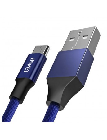 Awei Micro USB Hızlı Şarj ve USB Kablo Kırılmaz 1Mt CL-50 Lacivert