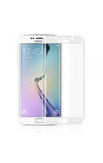 Bufalo Samsung S6 EDGE Plus (G928) Kavisli 3D Cam Ekran Koruyucu Beyaz…