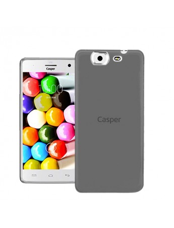 Casper VIA V8C Kılıf Soft Silikon Şeffaf-Siyah Arka Kapak