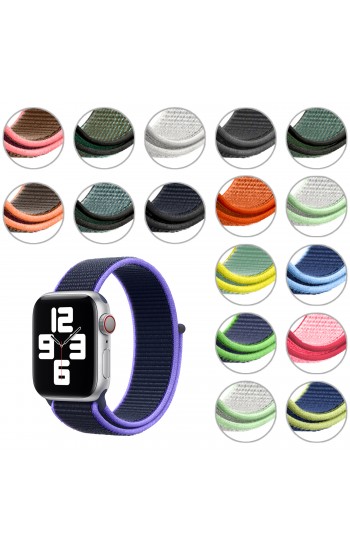 FitCase Apple Watch 38 40 41 mm Uyumlu Spor Loop Dokuma Kordon…