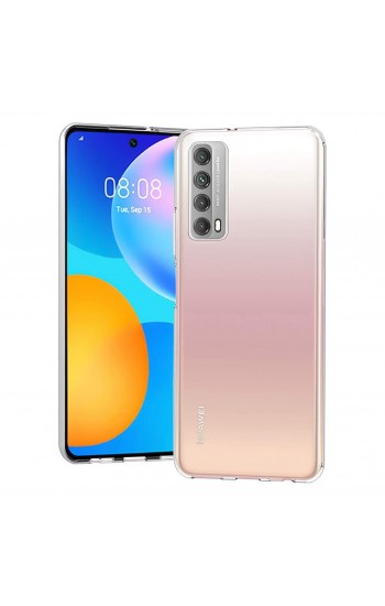 FitCase Huawei P Smart 2021 Kılıf Kamera Korumalı Silikon Şeffaf Arka …