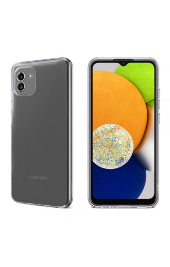 FitCase Samsung Galaxy A03 Kılıf Kamera Korumalı Silikon Şeffaf Arka K…