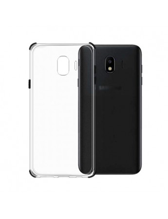 FitCase Samsung J4 (J400) Anti Shock Darbe Koruyucu Silikon Arka Kapak Siyah