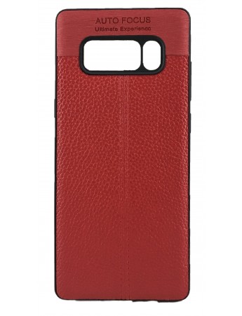 FitCase Samsung Note 8 (N950) Auto Focus Silikon Arka Kapak Kırmızı