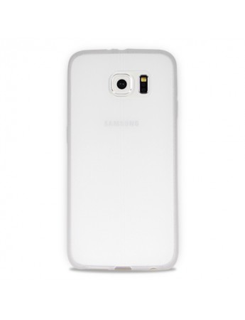 FitCase Samsung S6 (G920) Ultra İnce Dikişli TPU Arka Kapak Şeffaf