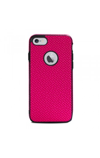 FitCase Wicker Style iPhone 7-8 Silikon Arka Kapak Pembe…