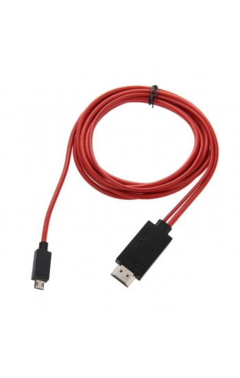 FitPlus Micro USB to HDMI Kablo HDTV Görüntü Aktarım Kablosu 2mt…