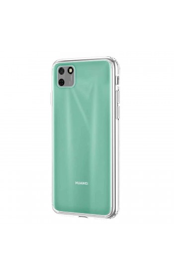 Huawei Y5p Kılıf FitCase Toz Koruma Tıpalı Şeffaf Arka Kapak…