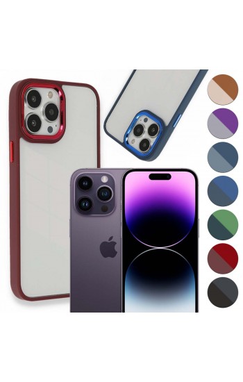 iPhone 14 Pro Kılıf Luna Lens Kamera Çerçeveli Silikon Kapak…