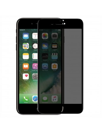 iPhone 7 Plus / 8 Plus Hayalet Privacy Gizli Seramik Mat Ekran Koruyucu Siyah