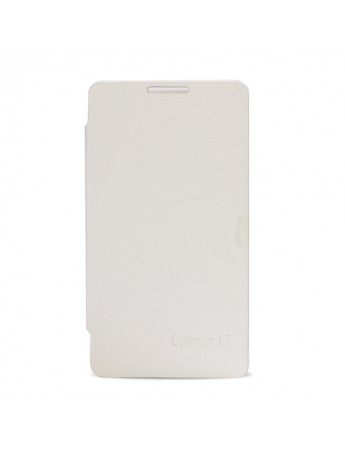 Lg P705 Optımus L7  Flip Cover Kılıf Beyaz