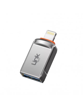 LinkTech O198 USB - iPh Lightning OTG Dönüştürücü Çevirici Metal Adaptör