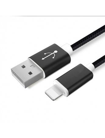 NoTech iPhone Lightning Kırılmaz USB Kablo 1.5mt Siyah