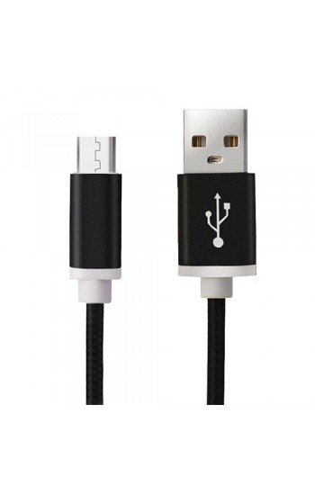 NoTech Micro USB Girişli Kırılmaz USB Kablo 20 cm Siyah…