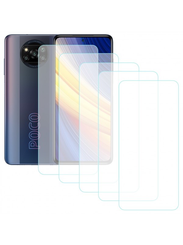 Notech Xiaomi Poco X3 / X3 Pro Temperli Cam Ekran Koruyucu 5li Ek…