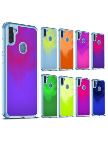 Samsung Galaxy A11 (A115) Kılıf Neon Likit Silikon Arka Kapak