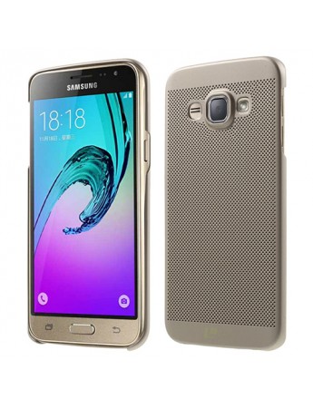 Samsung Galaxy A7 (A700) Loopee Point Sert Arka Kapak Gold