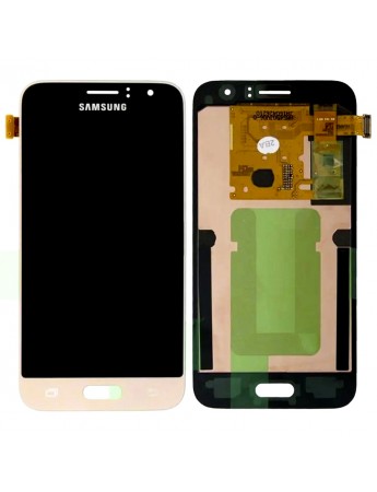 Samsung Galaxy J1 2016 J120 LCD Ekran Dokunmatik Servis Orj - Gold