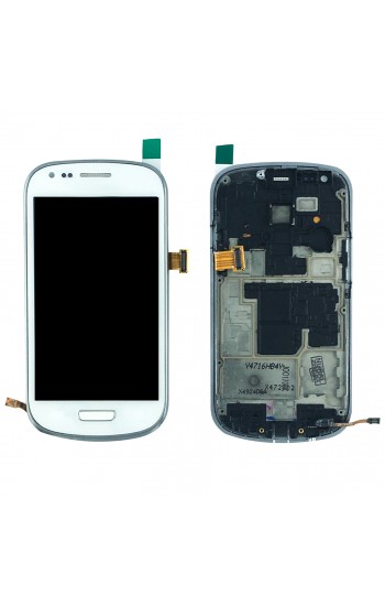 Samsung Galaxy S3 Mini I8190 Ekran Dokunmatik Çıtalı AAA - Beyaz…