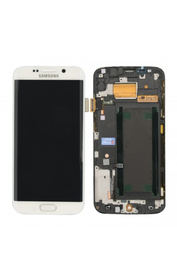 Samsung Galaxy S6 Edge G925 Ekran LCD Dokunmatik - Beyaz…