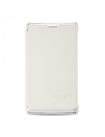 Sony Xperıa E C1505 Flip Case Kılıf Beyaz