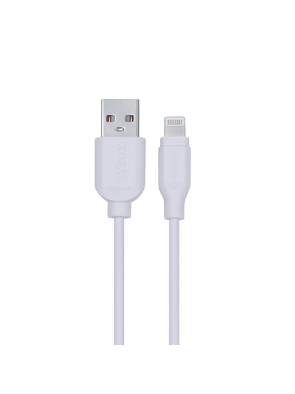 Syrox C68 Lightning - USB Kısa Şarj Kablosu 2A 20cm - Beyaz…