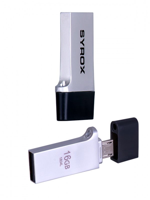 Syrox OTG16 Micro USB + USB Flash Bellek OTG 16GB…