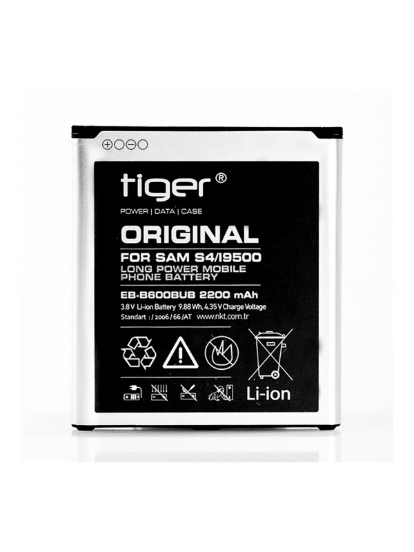 Tiger Samsung Galaxy S4 (I9500) EB-B600BUB Batarya 2200 mAh…