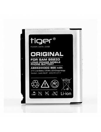 Tiger Samsung S5233-U700-G800 AB553443CC Batarya 800 mAh